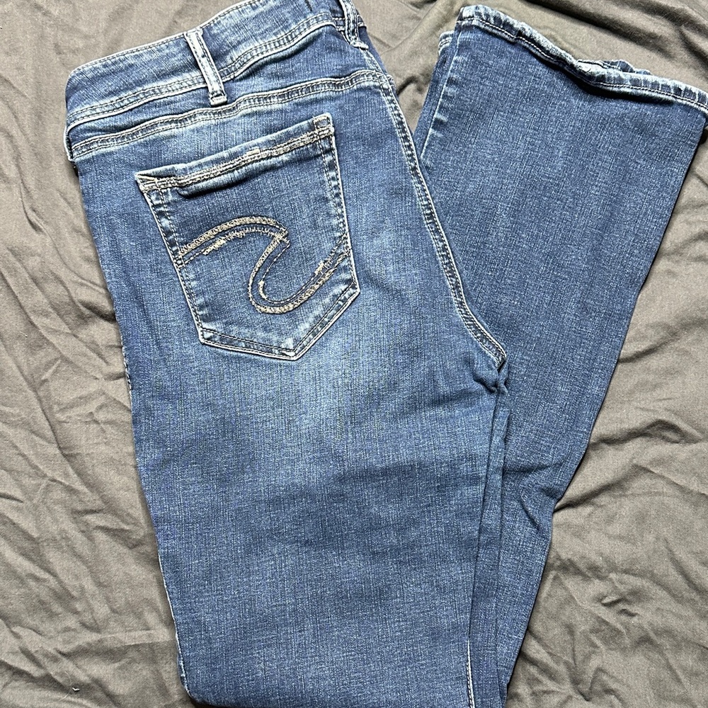 Silver Jeans Women's Boot Cut Jeans - Medium Blue Wash